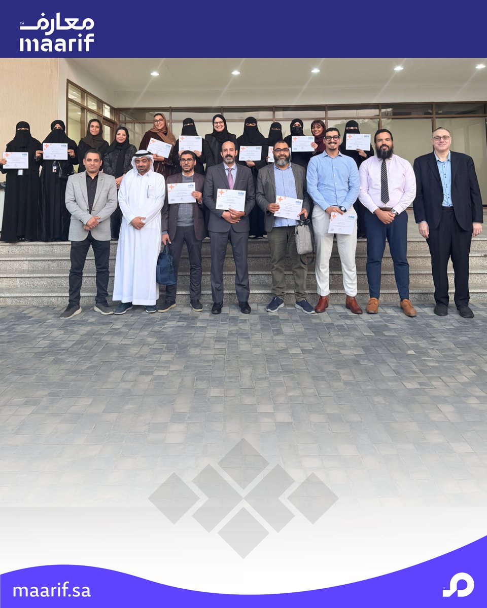 MaarifEdu's tweet image. بكل فخر، تطلق معارف للتعليم #أكاديمية_معارف_للتدريب، كمبادرة رائدة تهدف إلى تمكين الكوادر التعليمية وتعزيز التميز في جميع مدارسها.

وفي برنامجها الأول، قامت الأكاديمية بتدريب أكثر من 60 مدربًا تم اختيارهم من مدارس معارف في مختلف أنحاء المملكة. وقد صُمّمت برامج الأكاديمية من قِبل…