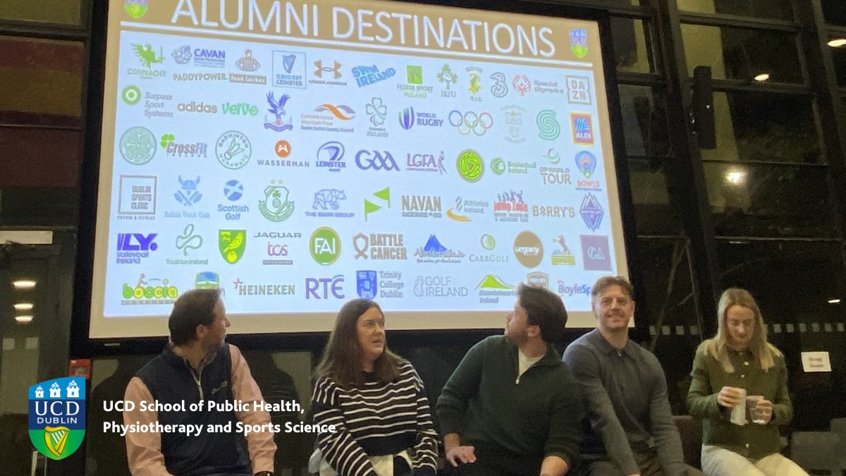 UCD Public Health, Physiotherapy & Sports Science tweet media