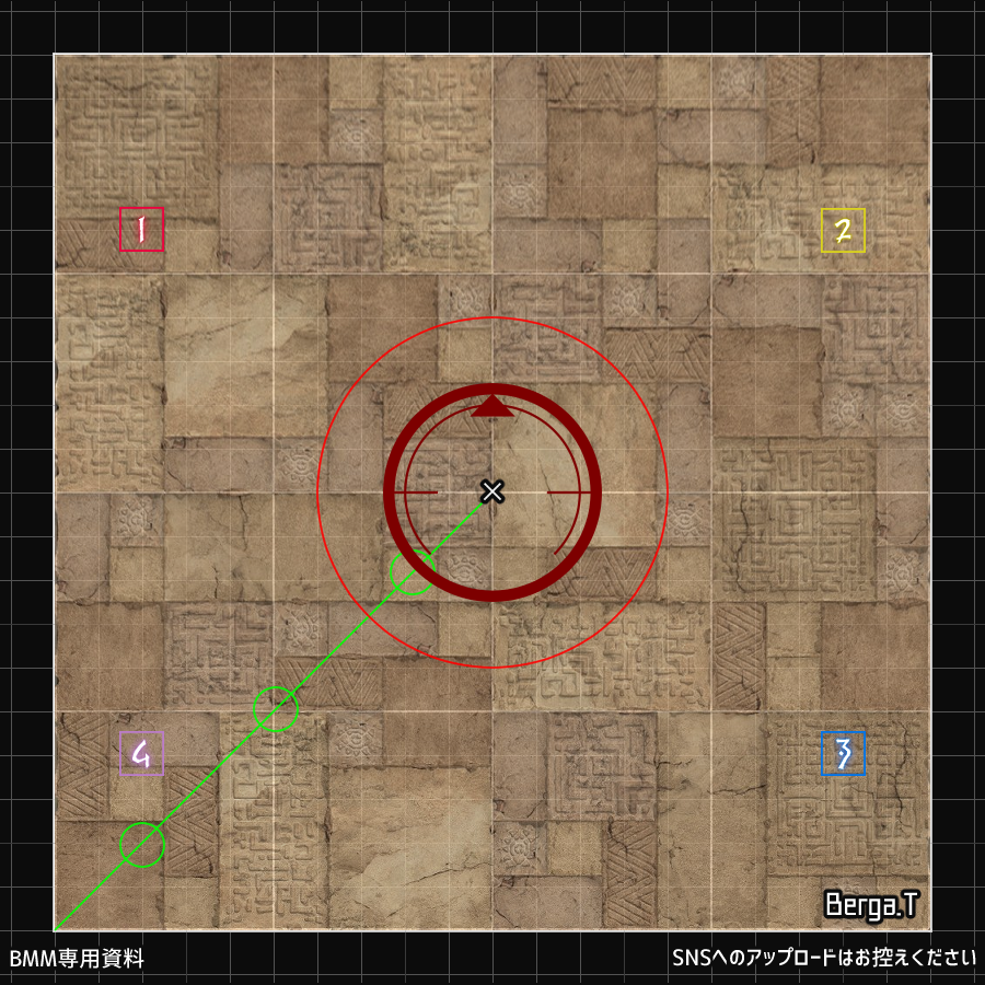 始点が外周から5mで仮定　チャンピオンズメテオ　ジジ式
8/8固定で嬉しい　チャンピオンズメテオTTだ