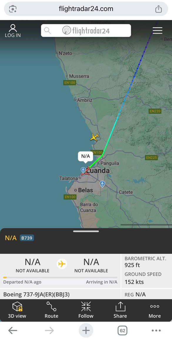 #RDC: 🛑🚨‼️HappeningNow | Arrivée du président Tshisekedi à #Luanda .