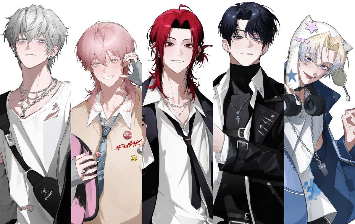 M4YD4Y(@.Official_M4YD4Y) 단체 일러스트를 작업했습니다.

커버곡 일러스트 작업 이후 공식 굿즈로도 활용된 작업물입니다. 
즐겁게 작업했던 기억이 나네요! 
업로드 허락 감사드립니다!