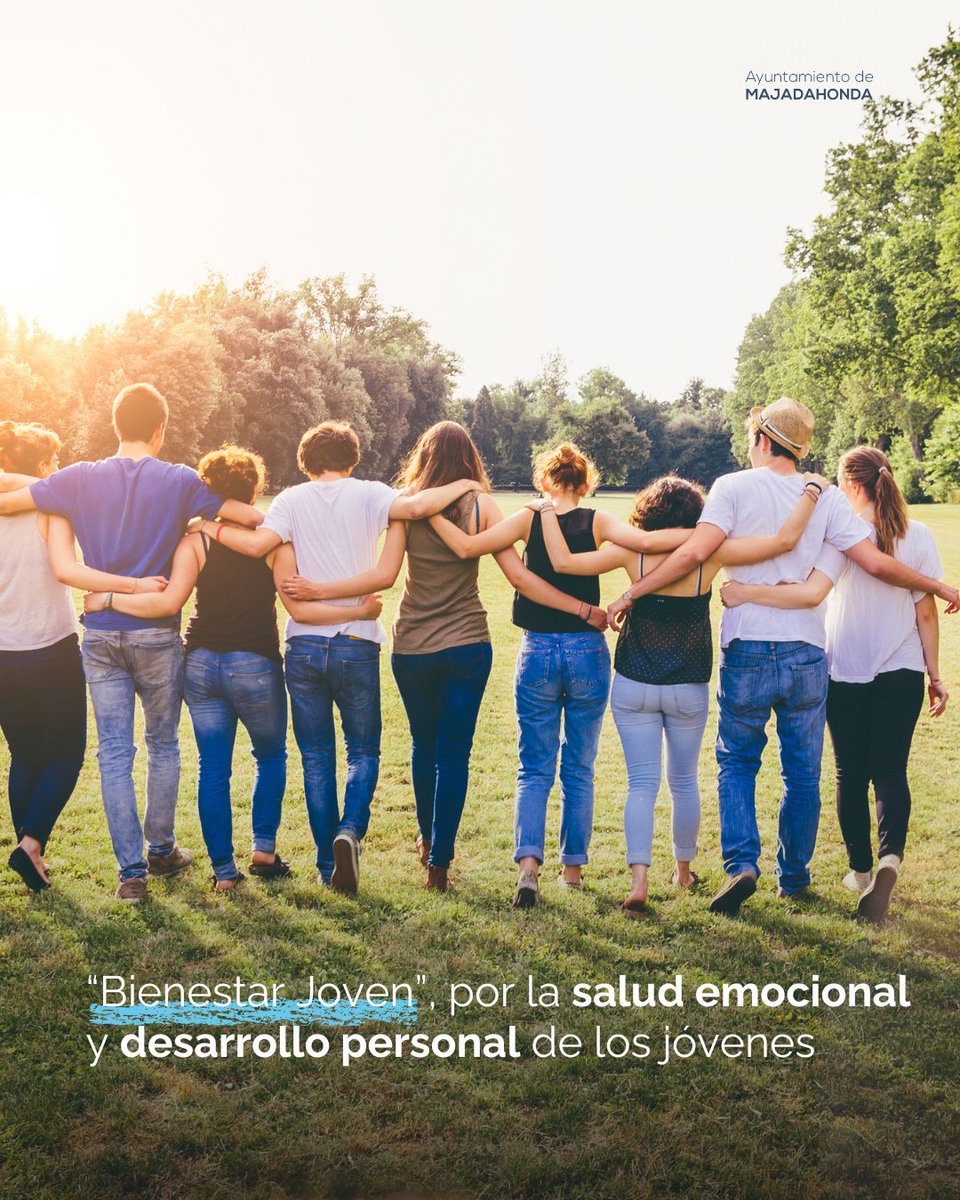 🌱👦Majadahonda estrena “Bienestar Joven”, un programa enfocado a la salud emocional y desarrollo personal de los jóvenes.

🔹Dirigido a jóvenes de entre 12 y 25 años,  les ofrece herramientas para mejorar su bienestar, autoestima y equilibrio.

majadahonda.org/noticias/-/ass…