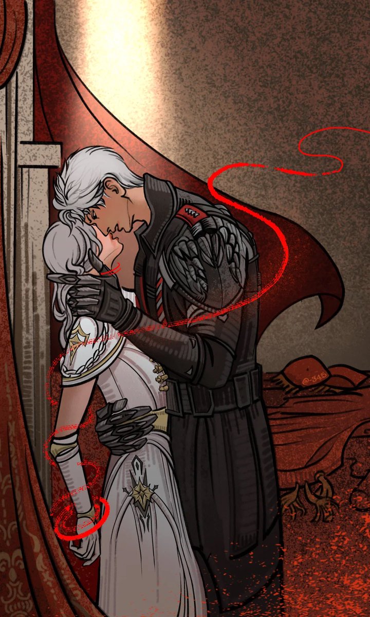 “The Khaosi Sovereign and his Majesty wife” 

Sylus fan art - Repost with permission 
Cre: Artist 345