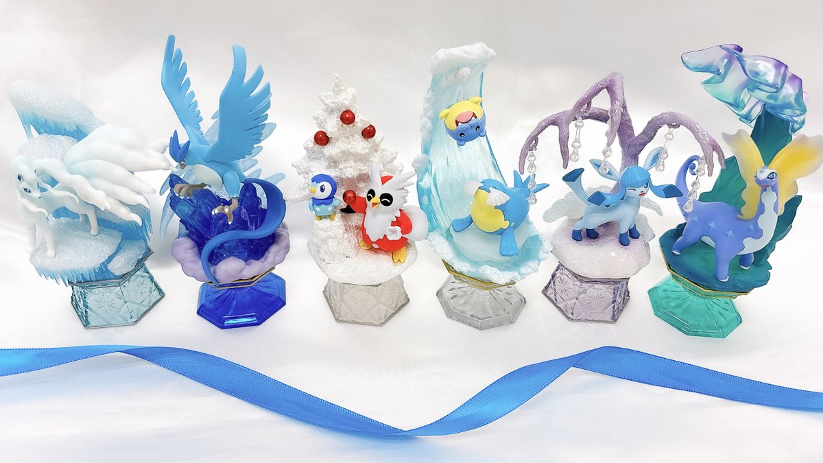リーメントからジオラマフィギュア「Diamond Dust」が登場するよ！
雪と氷の世界の #ポケモン たちをイキイキと再現✨
#グレイシア はダイヤモンドダストを降らせてるのかな🩵
re-ment.co.jp/product/r20923
#Eevee #Glaceon