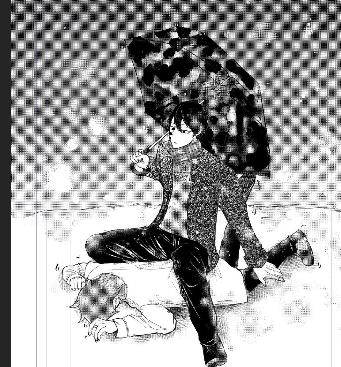 これは結構真面目な会話をしているのに絵のせいでギャグっぽくなって