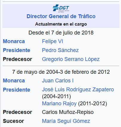 ¿Cuántos altos cargos han estado en el MISMO puesto durante TODA la presidencia de zetapé y TODA la presidencia de Sánchez?
Yo sólo conozco a uno (si hay otros no lo sé) y es Pere Navarro: el encargado de destruir la libertad de circulación.
archive.is/txlrL