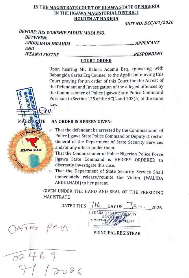 Minikothe3rd's tweet image. Breaking News: A court has just issued an arrest warrant for the DSS officer (a Fulani man) accused of abducting a minor Christian girl, forcibly converting her to Islam, repeatedly raping her until she became pregnant, and then performing a procedure on her at the DSS hospital…