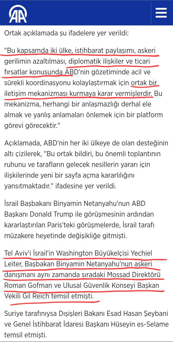 BU NE PERHİZ, BU NE LAHANA TURŞUSU?

Yıllardır kamuoyuna ne söylendi?
➖Suriye bizim kontrolümüzde.
➖Bizim borumuz Şam’da öter.
➖Şara bizim adamımız.
➖Sahada biz varız.
➖Masada biz belirleriz.
Peki bugün neyle karşı karşıyayız?

ABD denetiminde, İsrail ile Suriye arasında