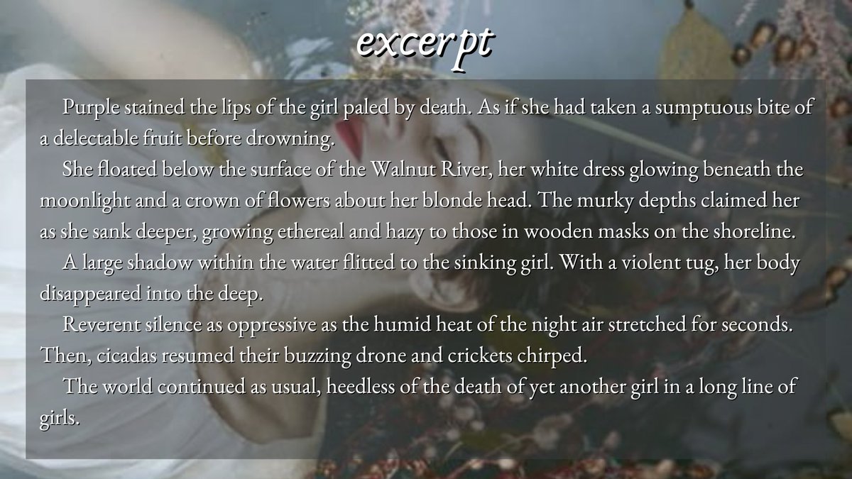 byrachelrussell's tweet image. ₊˚.⋆⁺₊✧ PUBLISHING NEWS ✧₊⁺⋆.˚₊

I'm now represented by Alex Land @gravity_fail09 at MWLA!

Her enthusiasm and vision for my bluegrass festival haunted by a creepy cult blew me away. I look forward to working together and can't wait to see what the future brings!