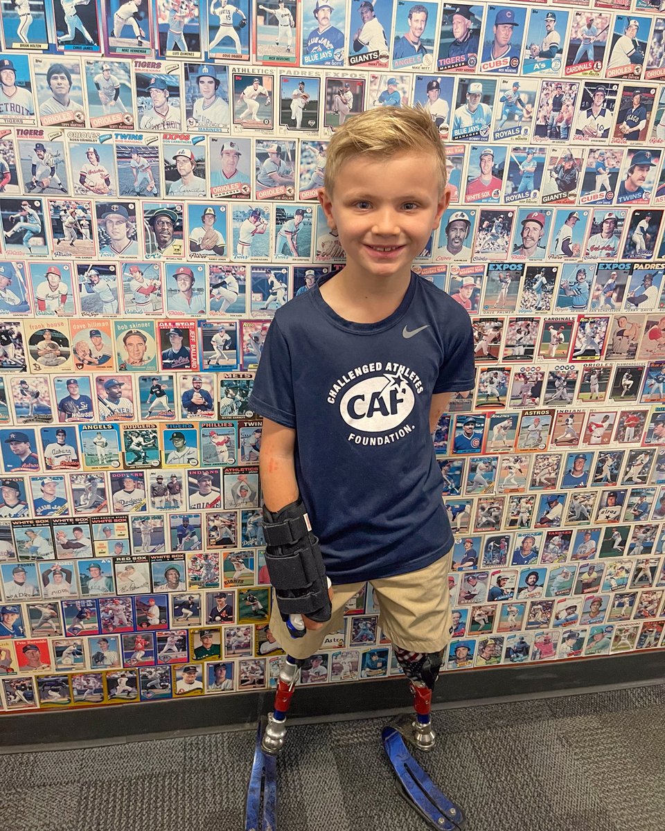 CAFoundation's tweet image. Beauden got to be on @MLBNetwork yesterday, along with his dad and CAF Co-Founder Bob Babbitt!

The segment was filled with lots of laughs at Studio 42, a surprise grant, and info about CAF to help other athletes with physical disabilities learn about the opportunities available.…