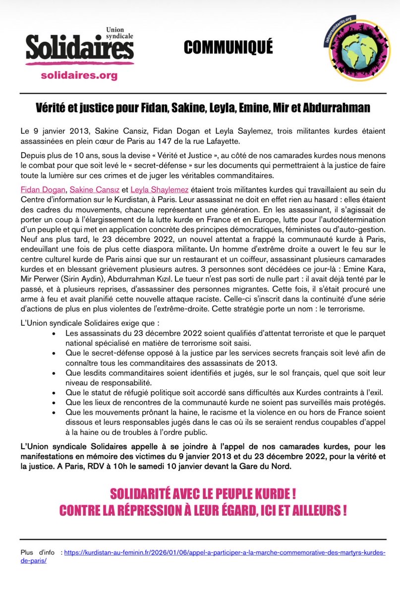 Conseil Démocratique Kurde en France (@le_cdkf) on Twitter photo 