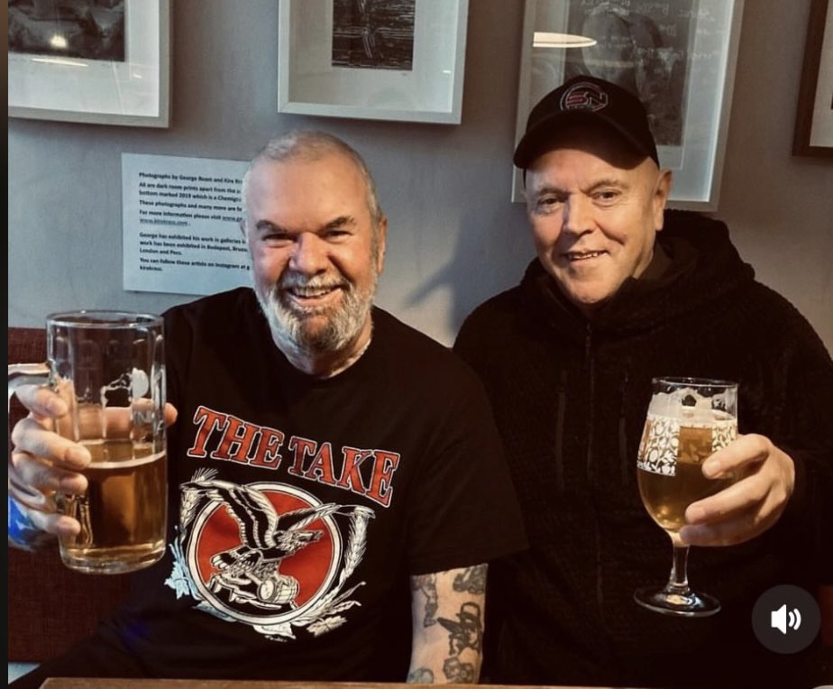 Cheers!! #punkrock #lager #England #oioi