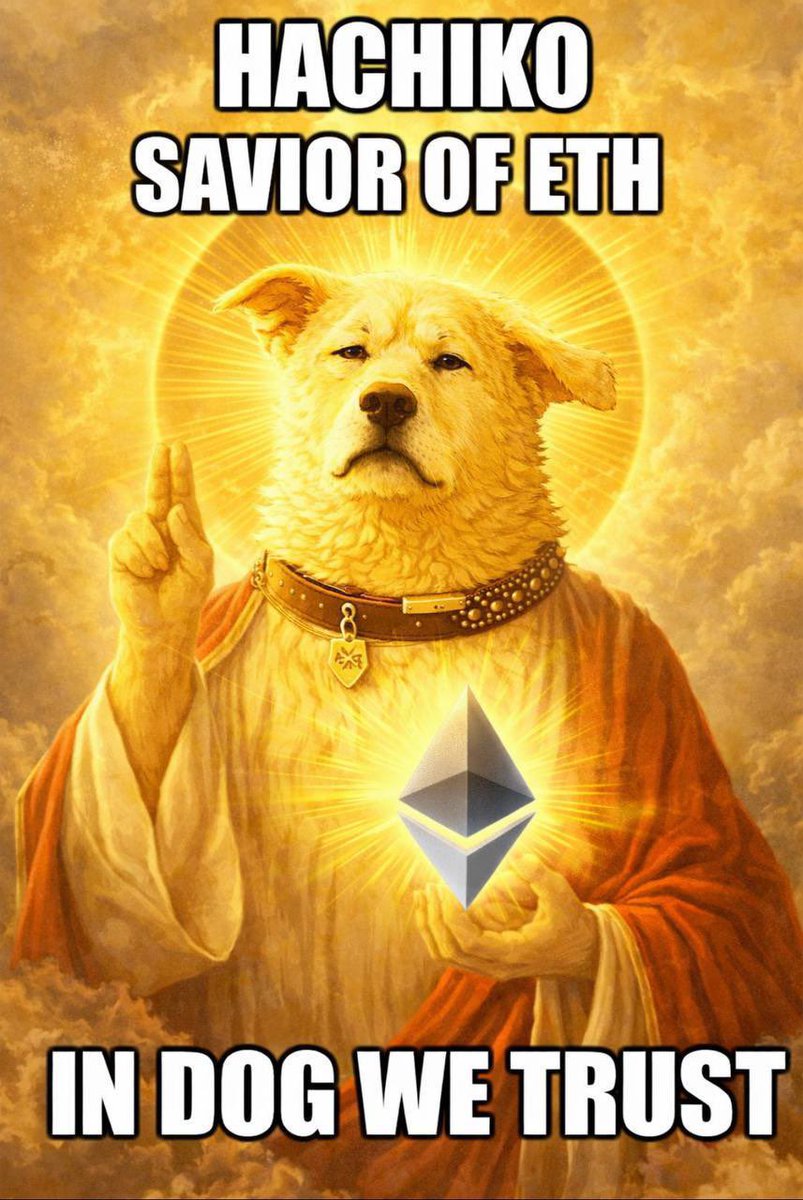 <a href="/HTX_Global/">HTX</a> It's time $HACHI

It's the most loyal dog on the ETH chain and it deserves a spot on the throne. 

HACHIKO waited 9 years for his owner to come back. We like to give this loyal dog the meme it deserves. Eternal spot on the blockchain! 

0x007fa45614DC7Be009Ce836469Cbde51ea963A25