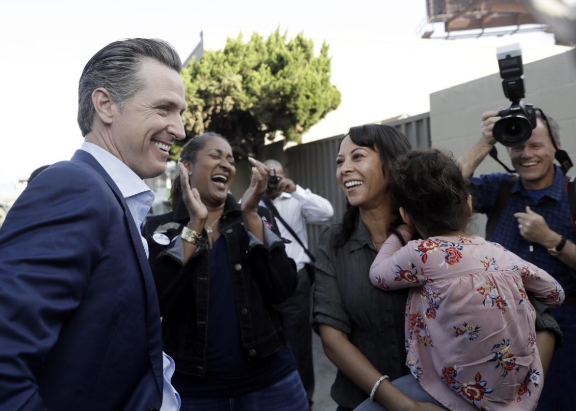 Good luck Governor Newsom as you deliver your last State of the State Address today. So much to be thankful for!

Best work moment: Watching my former boss, Asm. Burke, &amp; Governor work together to craft and sign legislation to End Child Poverty in CA! #CALeg <a href="/JenSiebelNewsom/">Jennifer Siebel Newsom</a>