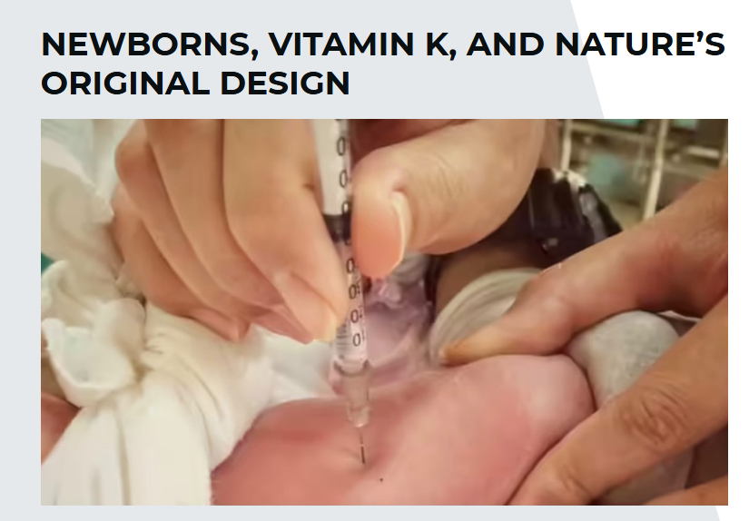 HighWireTalk's tweet photo. 🖊️New editorial out now: "Newborns, Vitamin K, and Nature’s Original Design" -  a deep look at the routine vitamin K shot given to newborns in hospitals.

"Despite man’s repeated attempts to override it, nature, in all of its magical wonder, very rarely makes mistakes. Nevertheless, the moment a newborn baby emerges into the world, that innate sentiment is swiftly escorted out of the hospital room. In this case, a nurse leans in and firmly, perhaps semi-sweetly, declares, “We need to give your baby a vitamin K shot.” There is no pause, no room for debate, and very little time for question. It’s protocol, after all. And just like that, in the first precious minutes of life, a newborn child receives its first medical intervention. Why? Because your baby, they insist, is born deficient in vitamin K, in clotting ability. To them, it is necessary and no big deal."

Key points from the piece:

🍼Newborns naturally have low vitamin K at birth: It doesn't cross the placenta easily, the gut starts sterile (no production yet), and early breast milk has low levels. This is universal across mammals—not a defect, but part of the womb-to-world transition.

🍼The shot prevents vitamin K deficiency bleeding (VKDB), rare overall, but often tied to multifactorial issues like gut flora delays, maternal health, antibiotics, or nutrition, not random.

🍼The injection is synthetic (not food-derived like from greens), in a base with polyethylene glycol and polysorbate 80; carries FDA black box warning for severe allergic reactions.

🍼Nature's timeline: Vitamin K rises gradually as gut microbiome develops and produces K2, aligning with breastfeeding adaptation.

This is about restoring nuance to newborn care: Biology by design vs. one-size-fits-all intervention.

Read the full editorial by @ChelleWards and @tracybeanz  here: https://t.co/4eiZbzraeI

What are your thoughts? Does the natural low level at birth change how you view the standard practice, or do the prevention stats outweigh concerns? Reply or quote below; bookmark for reference as this topic comes up in birth planning.