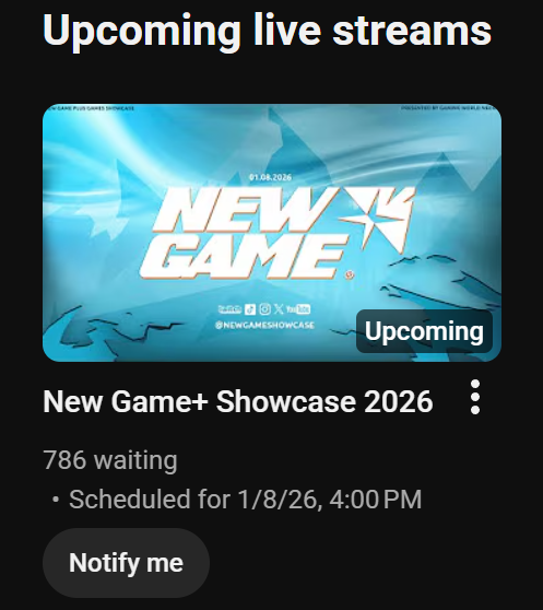 NewGameShowcase's tweet photo. What to expect today: 

- Stream will go live 15 minutes ahead of time 
- Join early to listen to some gaming hot takes 🙂
- Total run time is around 3.5 hours 
- Game segments of 3-4 games broken up with conversation in between 
- Dev Interviews, Game Trailers, Exclusive Looks https://t.co/tTl5fppWpT