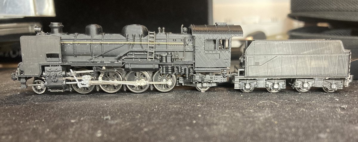 デフ付きD50蒸気機関車コンバージョンキットの最終試作品良さげ！
