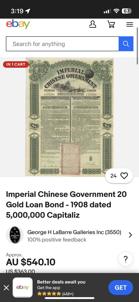 high as shit contemplating buying Qing dynasty government bonds on Ebay