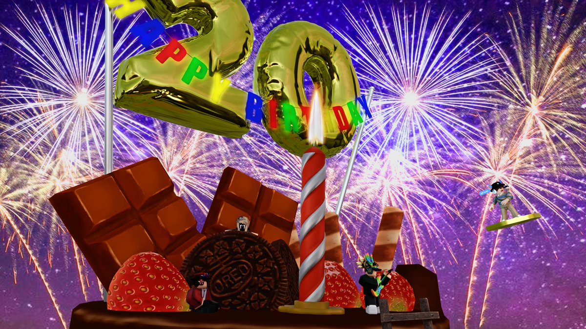 20th Birthday

#RobloxGFX #robloxart #RobloxDev #ROBLOX