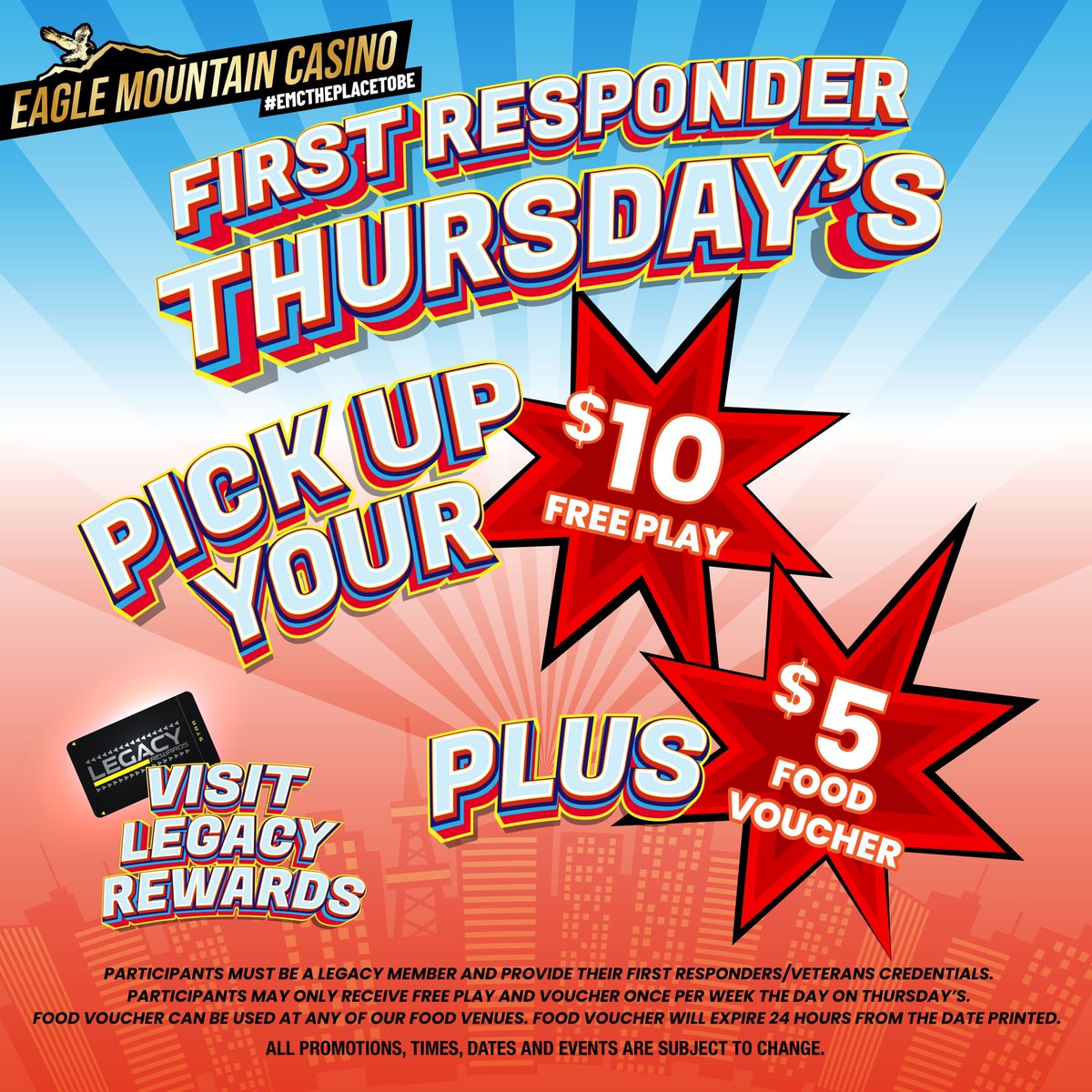 EagleMtnCasino's tweet image. It’s Thursday and your official start to the Weekend is at The Place To Be! 

#EMCThePlaceToBe