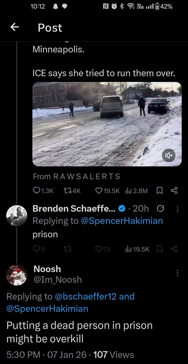 Im_Noosh's tweet image. Ha! he blocked me for having common fucking sense 😂.  I actually enjoyed his Cardinals content and at one point was a paid member to his YouTube channel.  Shame to find out he's a liberal retard.  You can't have more than 3 brain cells and take that stance after seeing the video