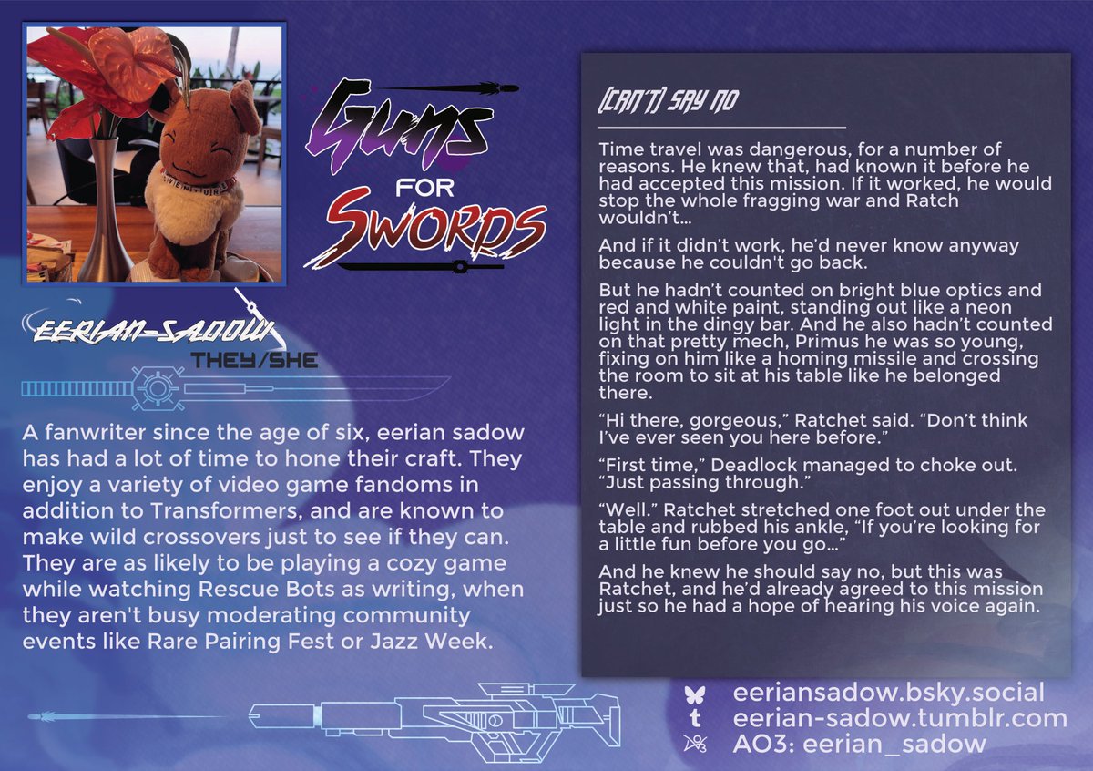 Guns For Swords 🔜 A Drift Fanzine! tweet media