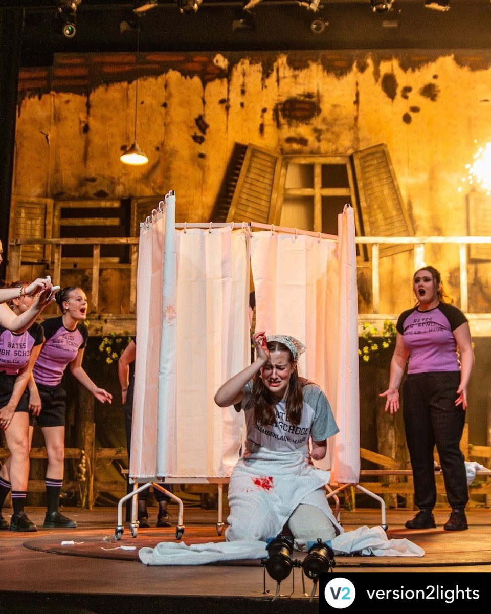 Robelighting's tweet image. It’s a #TechThursday with @version2lights supporting the next generation of lighting designers at the Liverpool Institute for Performing Arts with @Robelighting #RoboSpot systems for their follow-spotting assessments during ‘Carrie: The Musical’ at the Paul McCartney Auditorium.