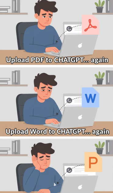 atulkumarzz's tweet image. Say goodbye to endless uploads! 🤯 Your AI assistant shouldn't have amnesia!

Tired of feeding ChatGPT the same background info every single time?

No more file uploads! Your AI natively understands all your knowledge.