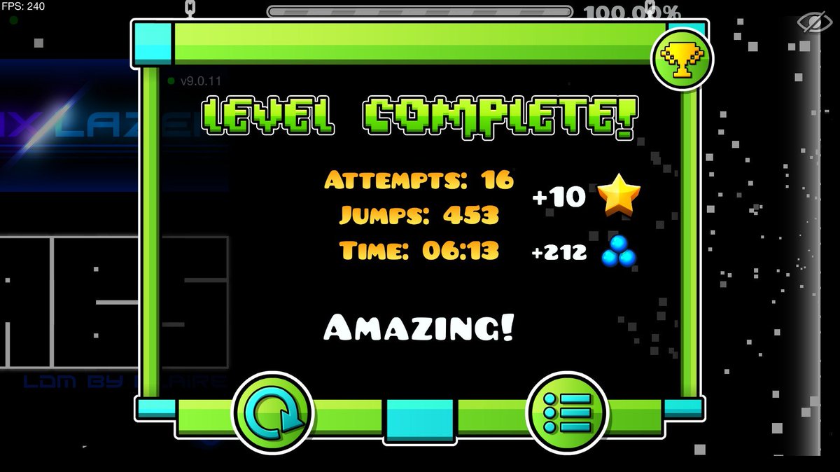 mkwcore's tweet image. I BEAT AUDITORY BREAKER NEW HARDEST! Fluke from 72%. 5,547att on auditory + 5,358att on sonic wave + 1,044att on swr + probably several thousand old lost attempts across each = 11,949 non lost attempts, but probably 14k-15k total. GGs