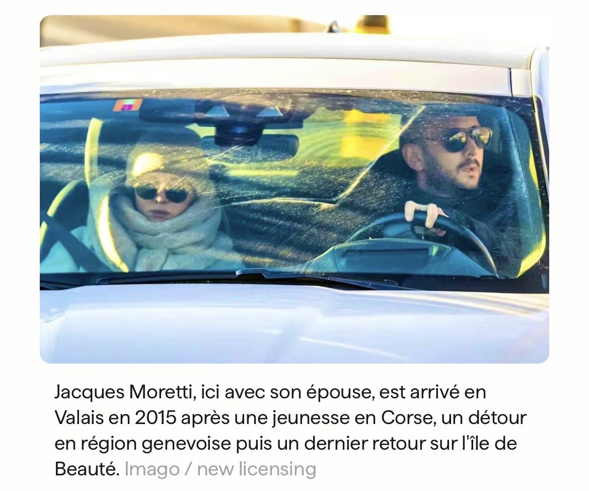 Carene1984's tweet image. Moretti : «Mais d'où vient tout son argent?»

À Crans-Montana, le train de vie du Corse n’est pas passé inaperçu. «Depuis son arrivée il y a dix ans, toute la station se demande comment il fait pour financer ses achats, confie un habitant de la commune. Personne ne comprend…