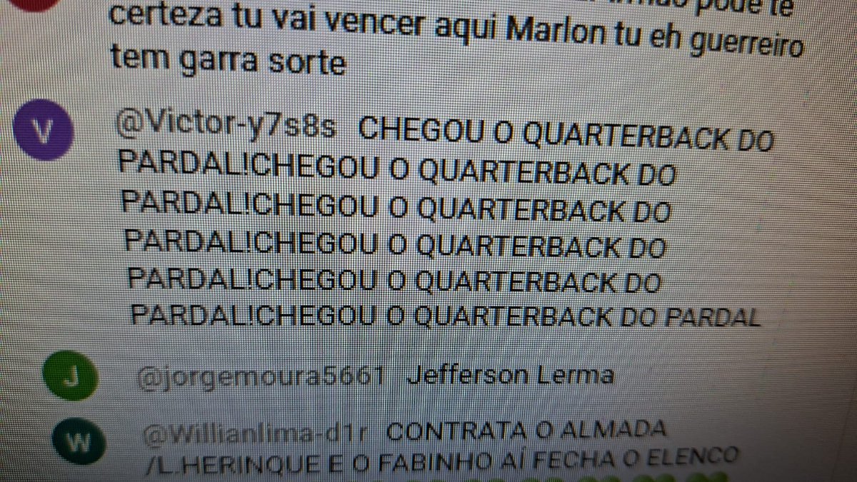 Quem foi o gênio kkkkkkk. Chat do Palmeiras na apresentação do Marlon Freitas está puro ódio kkkk <a href="/deprepalmeiras/">Palmeiras da Depressão</a> <a href="/DELAMORESEP/">DEL’AMORESEP ⓟ</a>