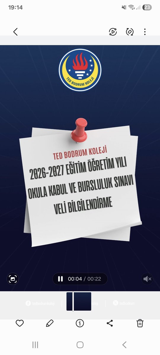 TEDBODRUM's tweet image. 📌 TED Bodrum Koleji Okula Kabul ve Bursluluk Sınavı
✍️🏻 11 Ocak 2026 | 10.00
 
#TEDliOlmakAyrıcalıktır
#TEDBodrumKoleji
#okulakabulsınavı 
#gelecekburada