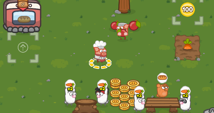This forest restaurant is run by a chef pig and the game is available for testing and feedback-ing! 

As is tradition around these parts, the link is in replies, otherwise the post will get super hidden.

Hopeful tags: #gamedev #indiedev #gamemaker