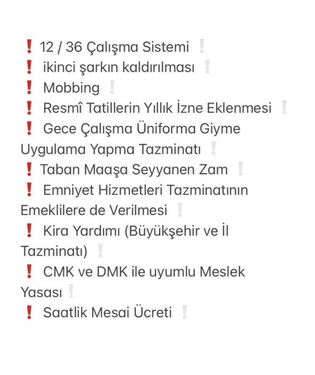 kayrasrtl's tweet image. Bir teşkilat düşünün hala 1845 kafasıyla çalışıyor.

Çalıştırılıyor…

Polis yıllarca oylandı
 tabiri caizse polise hep aspirin verildi
Polis artık kuru vaatlere inanmıyor icraat bekliyor
Acilen sunulmalı
#PolisOlmak