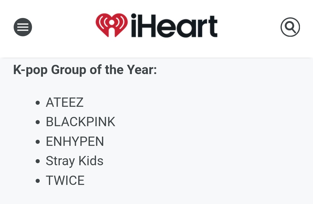 ENHYPENVT's tweet image. [🏆] 2026 iHeartRadio Music Awards

#ENHYPEN is nominated in 2 categories:
• K-Pop Group of the Year
• Favorite K-Pop Collab

🗳️ Voting countries only:
United States
Canada
Australia
New Zealand
Mexico

Vote here: iheart.com/music-awards

@ENHYPEN @ENHYPEN_members
