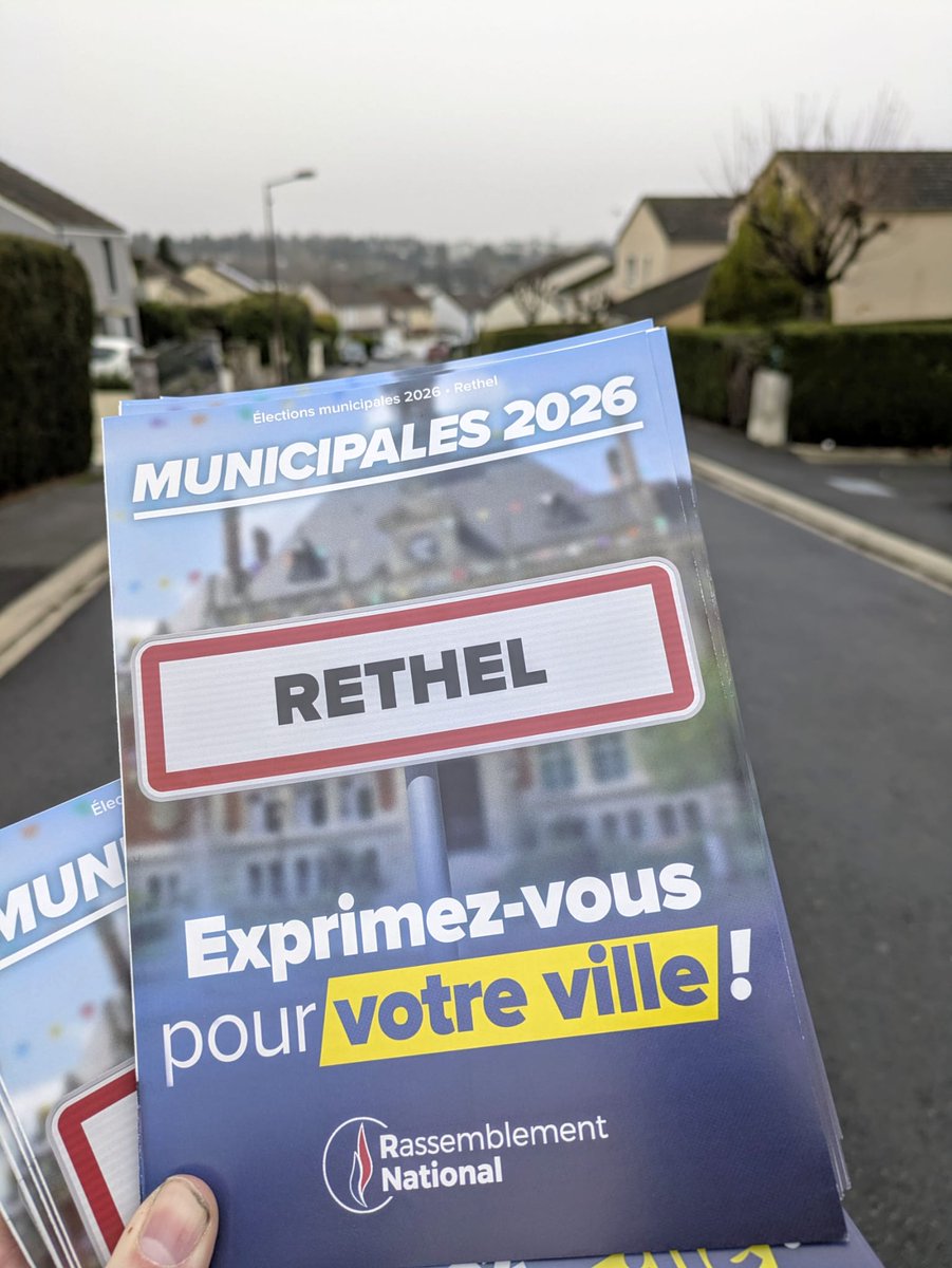 ❄️ A <a href="/VILLEdeRETHEL/">Ville de RETHEL</a> , juste avant la neige.

Sur le terrain, avec le <a href="/RNArdennes/">Rassemblement National Ardennes</a> , nous allons à la rencontre des habitants pour leur donner la parole avec la distribution de notre questionnaire. 

Rethel doit retrouver sa fierté.
🇫🇷 Ne lâchons rien. Jusqu’à la victoire.