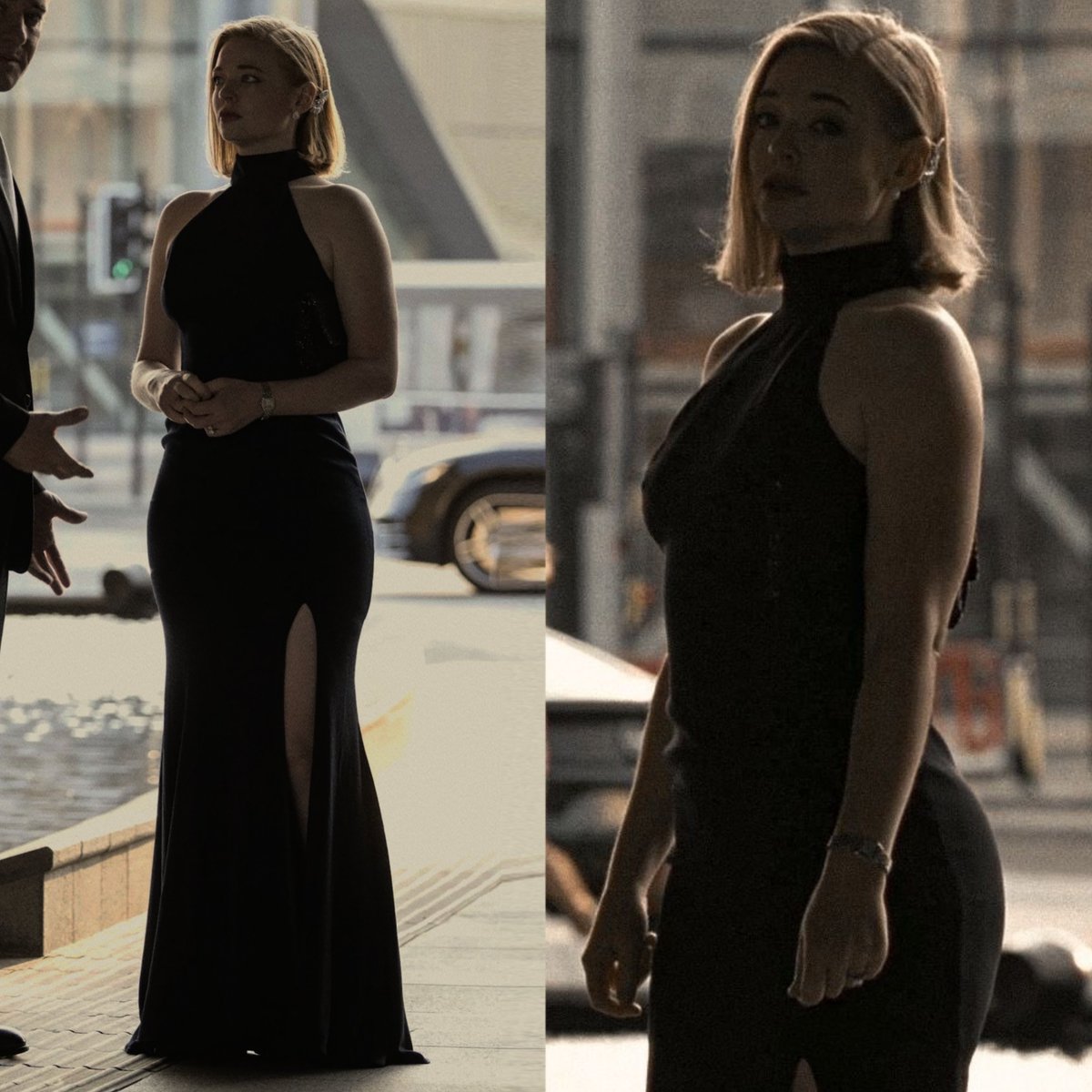 CinemaScene404's tweet image. Sarah Snook as Shiv in Succession, 2019