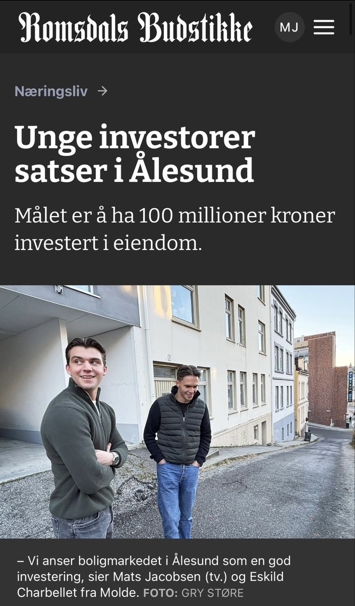 Artig med artikkel i Smp og Rbnett idag