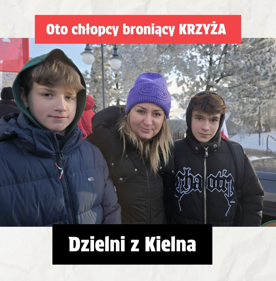 👉 <a href="/LiliPerek/">Lidia Perek</a> (Korona Gdynia): "Kto krzyż odgadnie, ten nie upadnie".... Brawo dla naszej polskiej młodzieży!

#BronimyKrzyża #TuJestPolska 
#Kielno #WiaraRodzinaWłasność
#KonfederacjaKoronyPolskiej