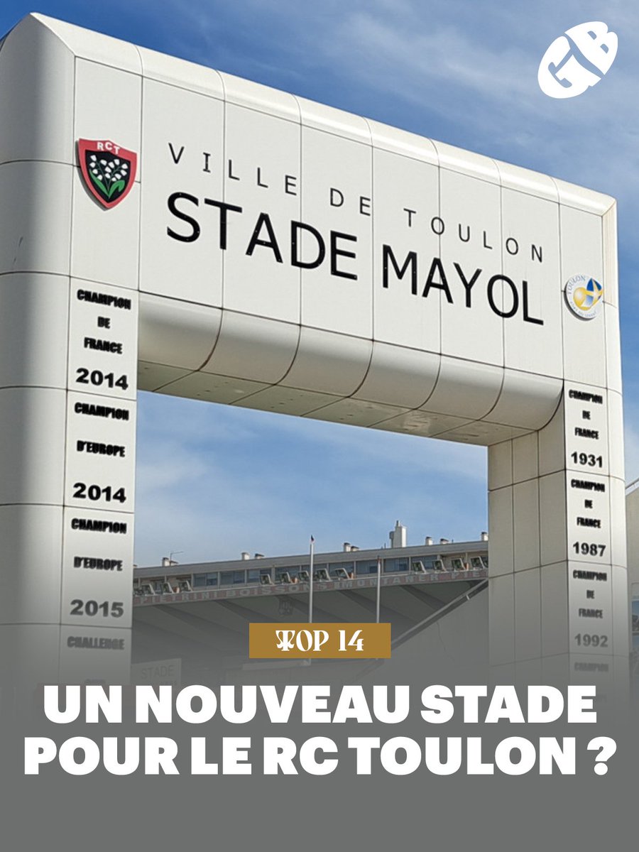 GauthierBaudin's tweet photo. Le RC Toulon s'apprêterait, au cours des prochaines saisons, à quitter le stade Félix-Mayol, jugé obsolète par le président du club Bernard Lemaître, dans un entretien au journal L'Équipe.
Il parle de l'enceinte, ouverte en 1920, comme d'un "handicap" qui est "complètement inadapté à une exploitation moderne." Comme on ne peut qu'y jouer au rugby sans faire d'événements, "cela nous prive de cinq à dix millions d'euros en matière d'hospitalités. Soit exactement le chiffre qui nous manque pour équilibrer nos comptes", explique le président toulonnais.
Plutôt qu'une rénovation impossible à cause de son emplacement, Bernard Lemaître opte pour la création d'un nouveau stade, qui monterait à 20 000 places, dans un lieu "assez proche du Mayol actuel." "Il faut donc se diriger visiblement vers la construction d'un nouveau stade, un projet à cinq ans. C'est la solution la plus adaptée, elle est inéluctable" justifie le patron varois.