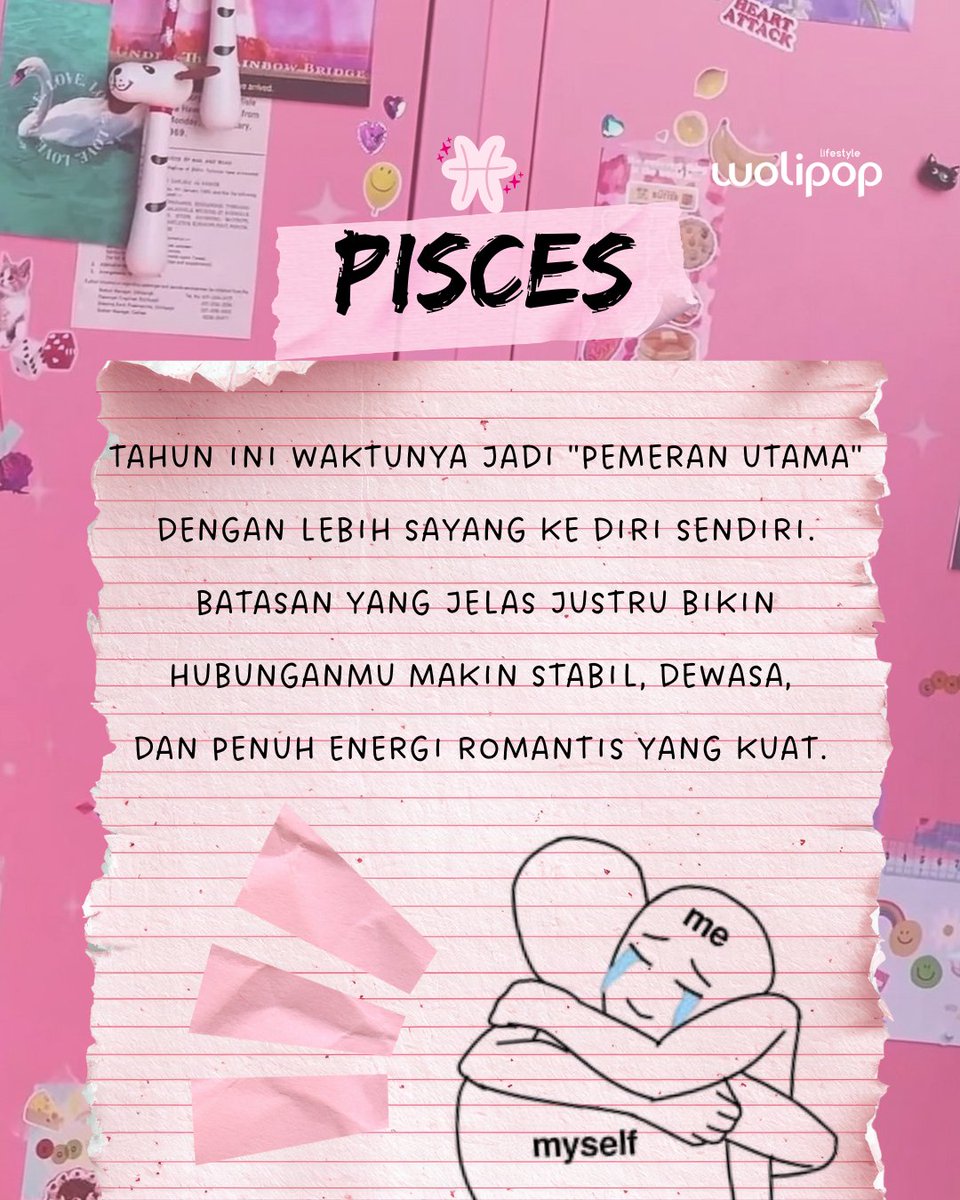 wolipop's tweet image. Apapun ramalannya, yang penting tetep jadi queen/king di hidup sendiri! Coba absen zodiak kamu di bawah, MinWol mau cek siapa yang paling hoki! 👇✨

#Wolipop #ZodiacUpdate #LovePrediction2026 #RamalanZodiak #ZodiacRomance #Aries #Capriocorn #Aquarius #Pisces