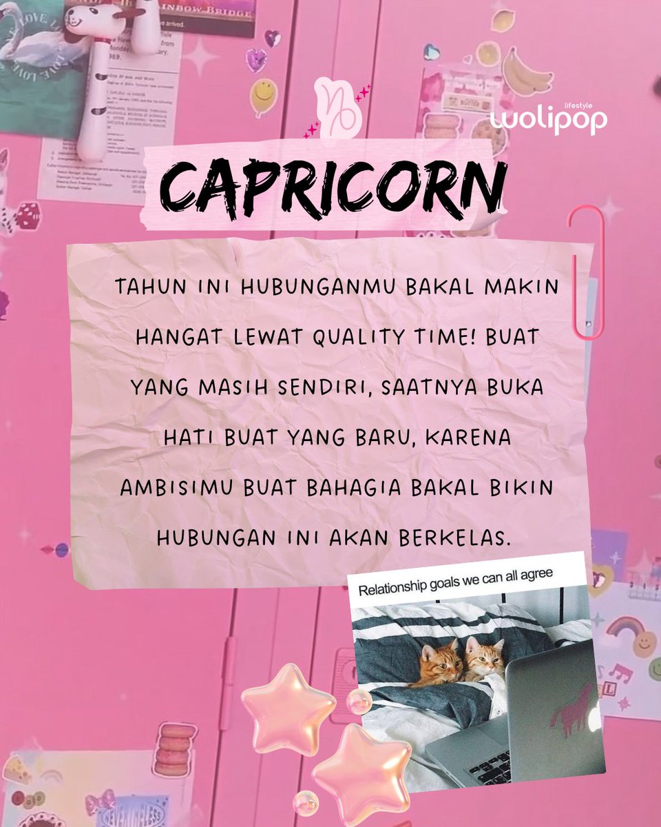 wolipop's tweet image. Apapun ramalannya, yang penting tetep jadi queen/king di hidup sendiri! Coba absen zodiak kamu di bawah, MinWol mau cek siapa yang paling hoki! 👇✨

#Wolipop #ZodiacUpdate #LovePrediction2026 #RamalanZodiak #ZodiacRomance #Aries #Capriocorn #Aquarius #Pisces