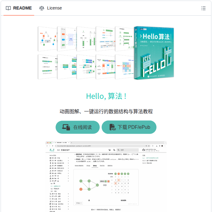 Visual guide to data structures and algorithms

github.com/krahets/hello-…