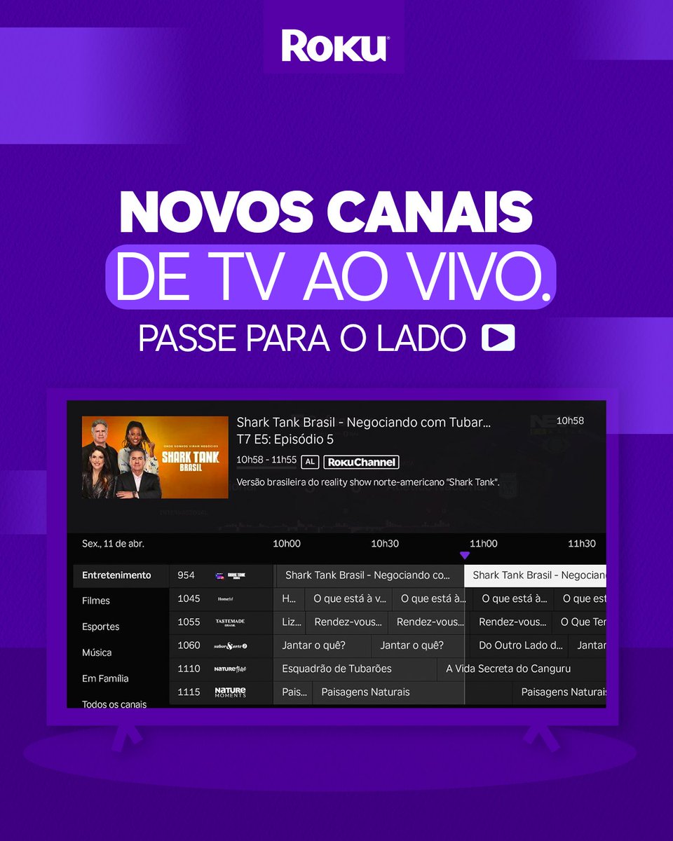 Roku Brasil tweet media