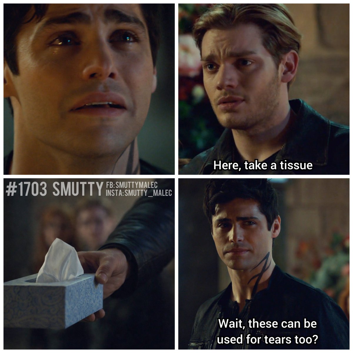 #1703 Crying Alec breaks my heart 😭 

#shadowhunters #shadowhunterstv #malec #aleclightwood #magnusbane #matthewdaddario #mattdaddario #harryshumjr #shumdario #SaveShadowhunters #shadowhunterslegacy
