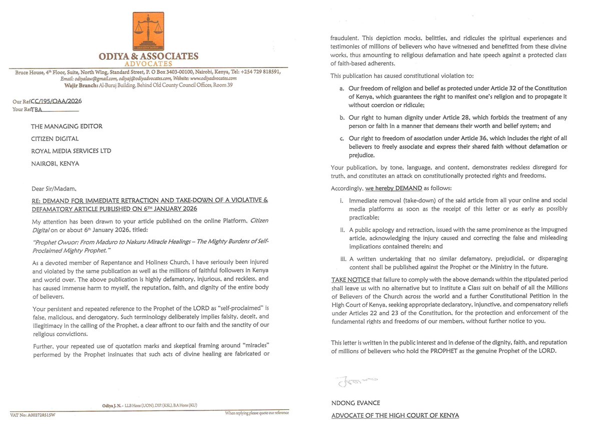 BennMungai's tweet image. Desist from your malicious and your defamatory posts. The Entire Nation is Enraged. 

@citizentvkenya 
@ntvkenya 
@NTVnewsroom 
@StandardKenya 
@Kenyans 

 #CitizenDigitalFakenews