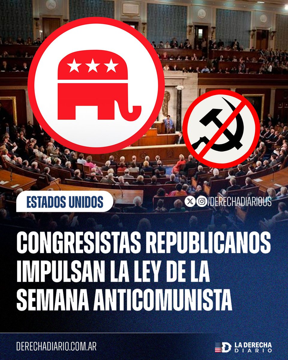 🇺🇸 | EXCELENTE LEY: Congresistas republicanos buscan enseñar las atrocidades que realizó el comunismo a lo largo de la historia, para concientizar sobre la ideología cancerígena y asesina que algunos demócratas, como el alcalde de Nueva York, Zohoran Mamdani, quieren impulsar.