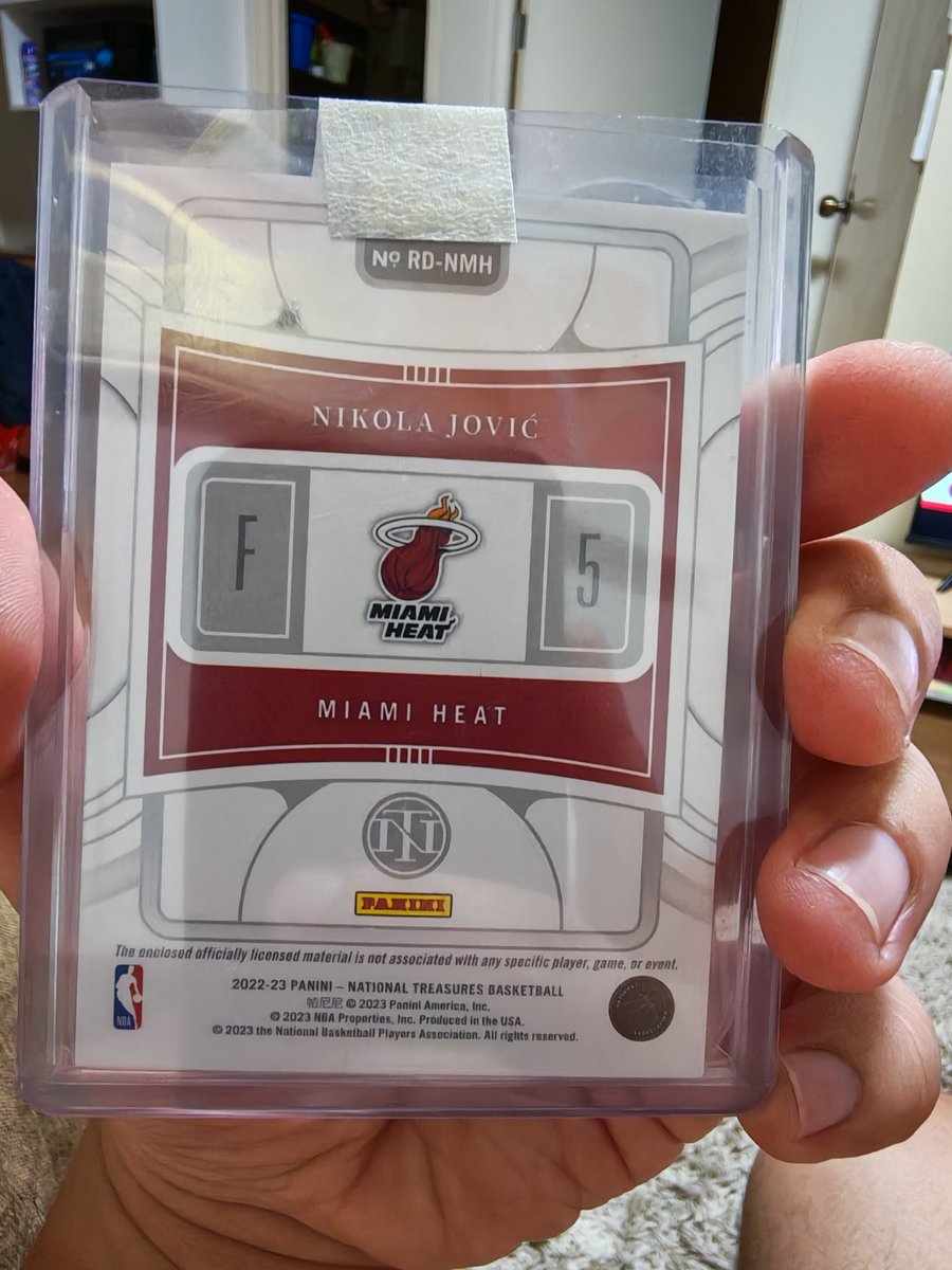 New addition to my collection <a href="/Jovic_5/">Nikola Jovic</a> <a href="/MiamiHEAT/">Miami HEAT</a> let's go!