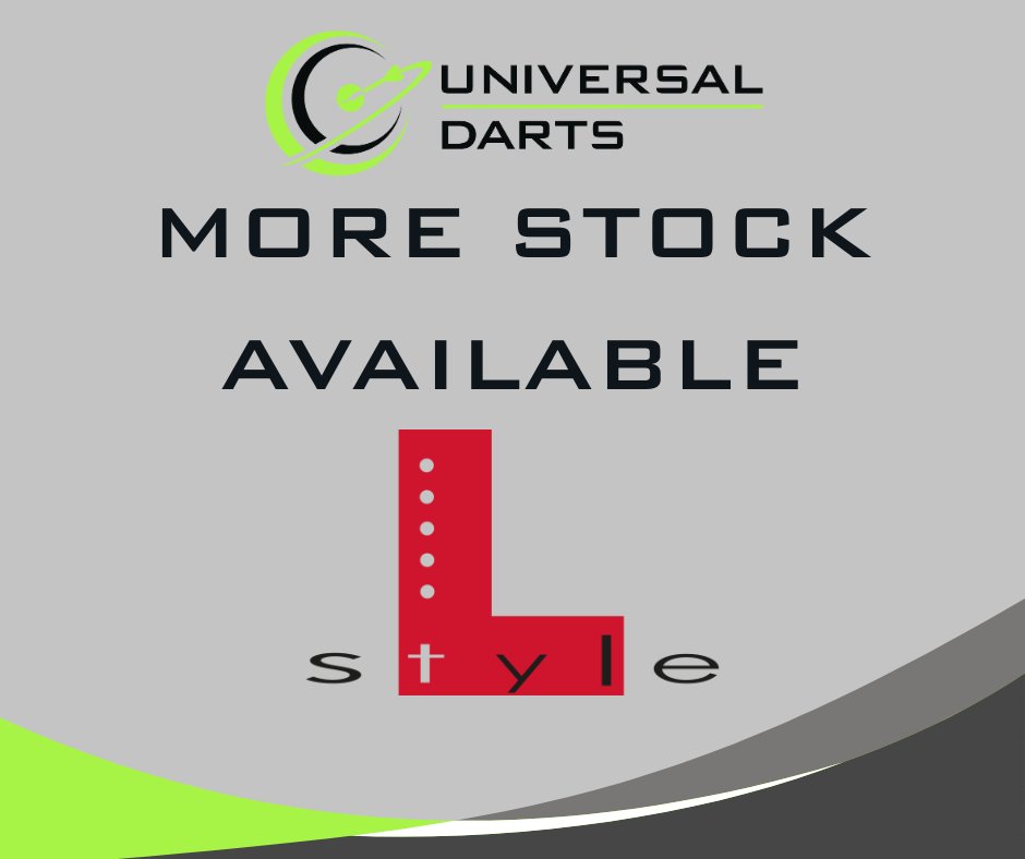 🎯 L-Style Restock Now Live!
We’ve expanded our L-Style range and restocked popular flights &amp; shafts that previously sold out.
Shop now 👉 universaldarts.co.uk/collections/l-…

#Darts #LStyle #UniversalDarts #flights #stems #instock