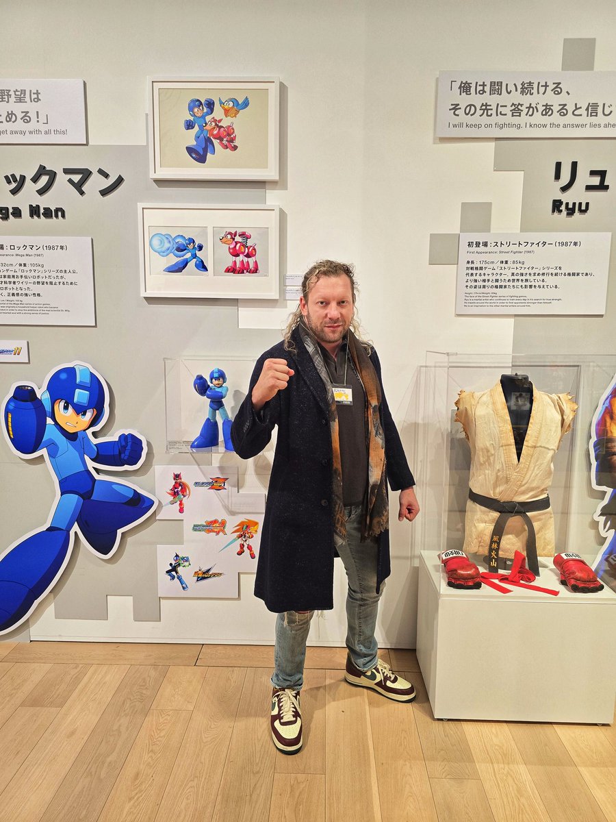 KennyOmegamanX's tweet image. Had an amazing time at the Capcom Tokyo Museum. Thank you to @takaNakayama for taking care of me!